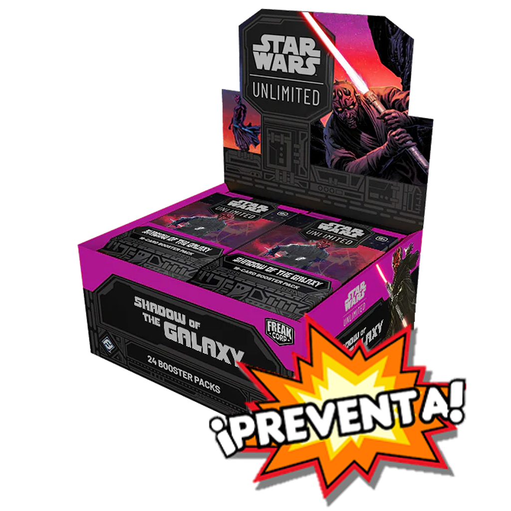 Star Wars Unlimited: Shadows of the Galaxy Booster Box (24 sobres)