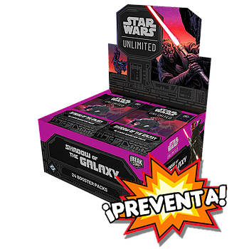 Star Wars Unlimited: Shadows of the Galaxy Booster Box (24 sobres)
