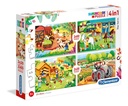 4 en 1 La Granja, Rompecabezas Progresivos