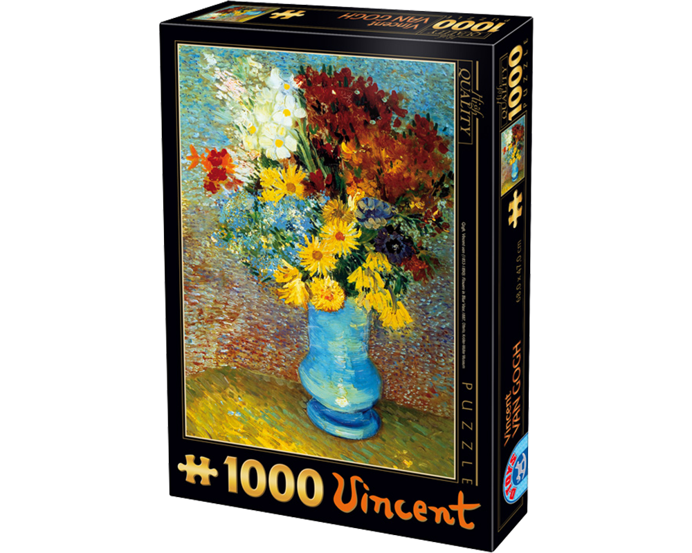 Flores en el Florero Azul, Van Gogh
