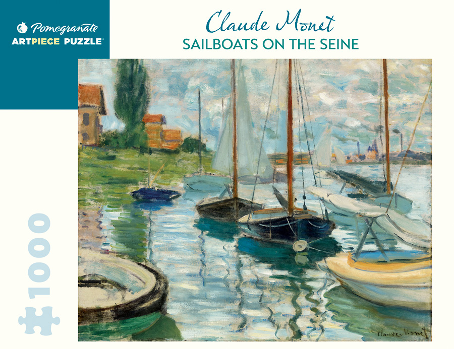 Veleros en el Sena, Monet