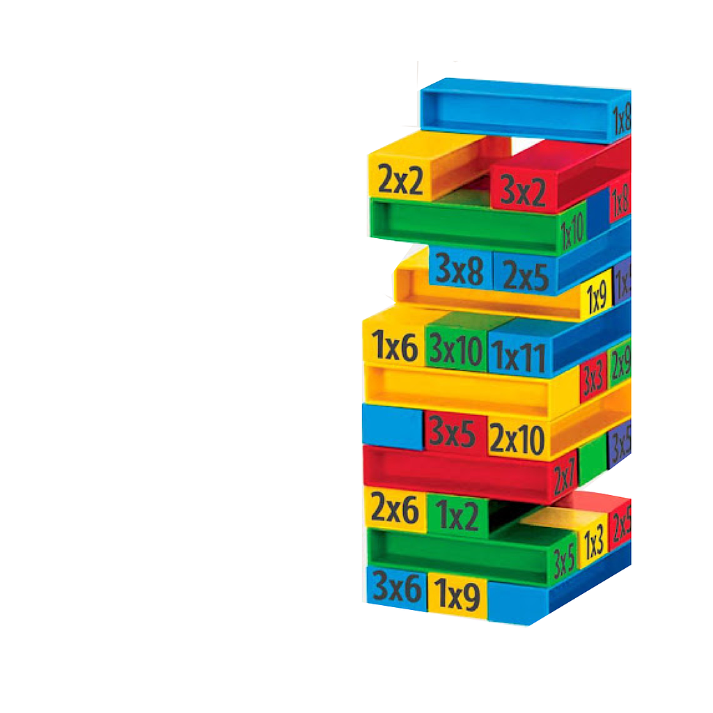 Torre de Equilibrio (Jenga Multiplicaciones)