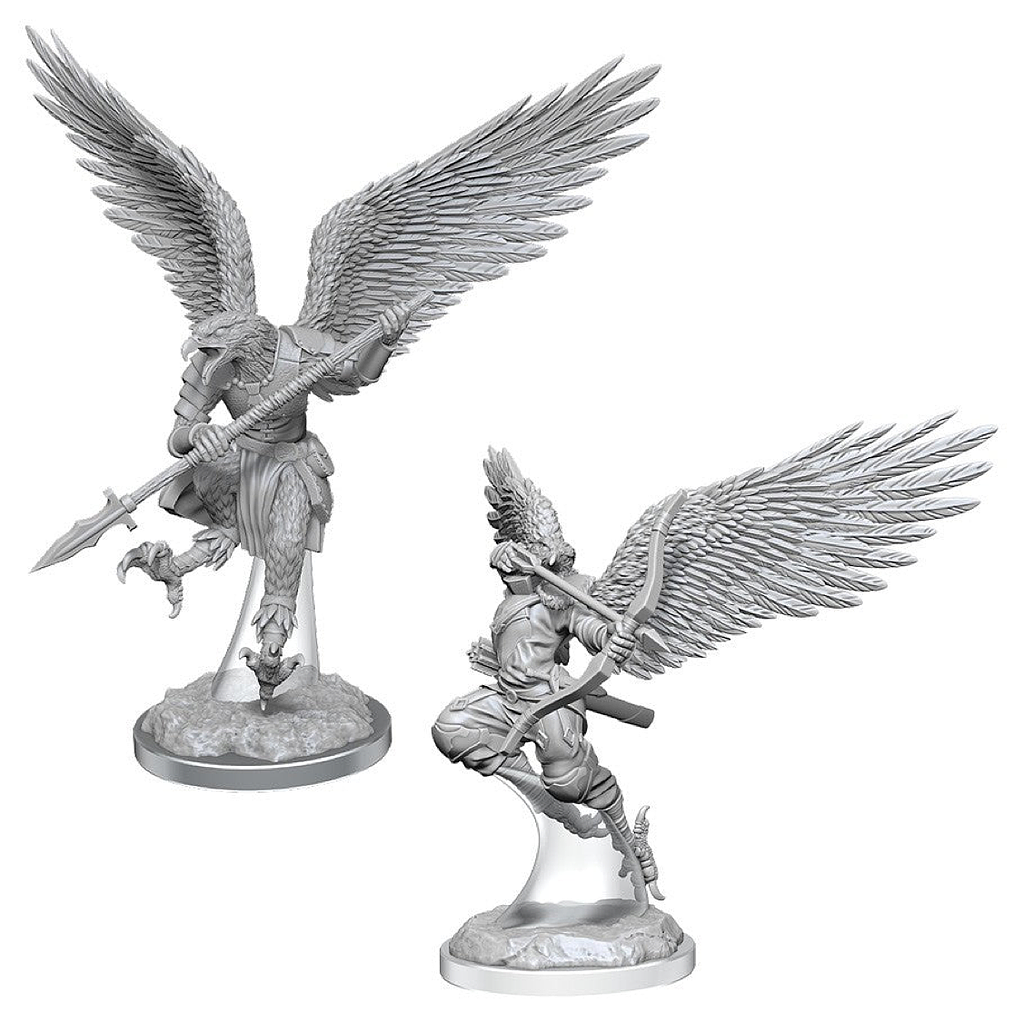 D&D Nolzur's Marvelous Unpainted Minis : Aarakocra Fighters
