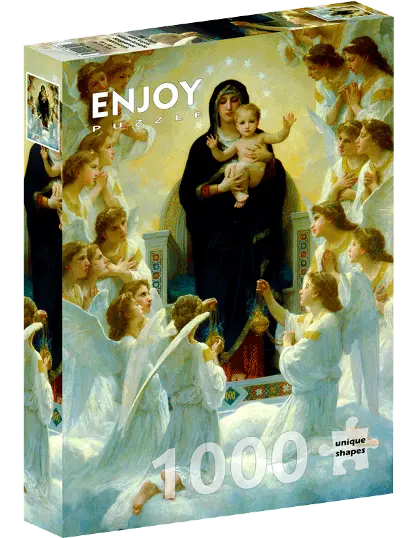 La Virgen con Ángeles - William Bouguereau 