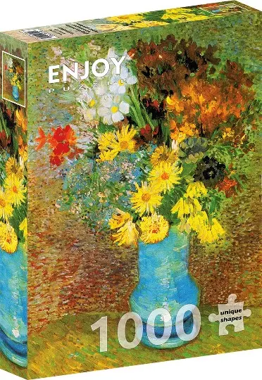 Florero con Margaritas y Anémonas-Van Gogh