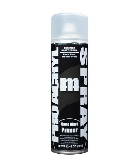 Pro Acryl Spray Primer Matte Black