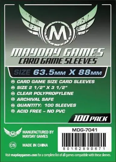 Standar Sleeves Mayday 63.5x88