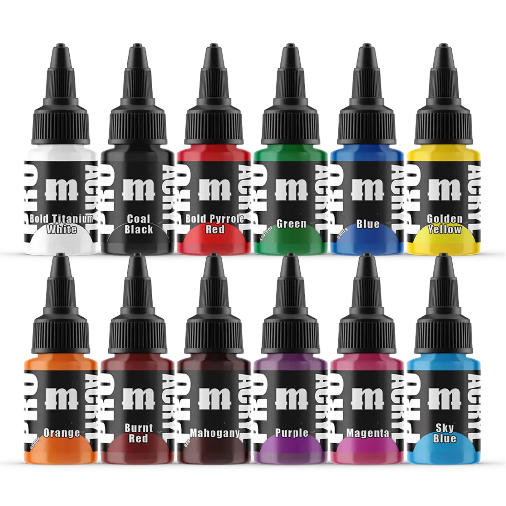 Pro Acryl Base Set (24 Colores)