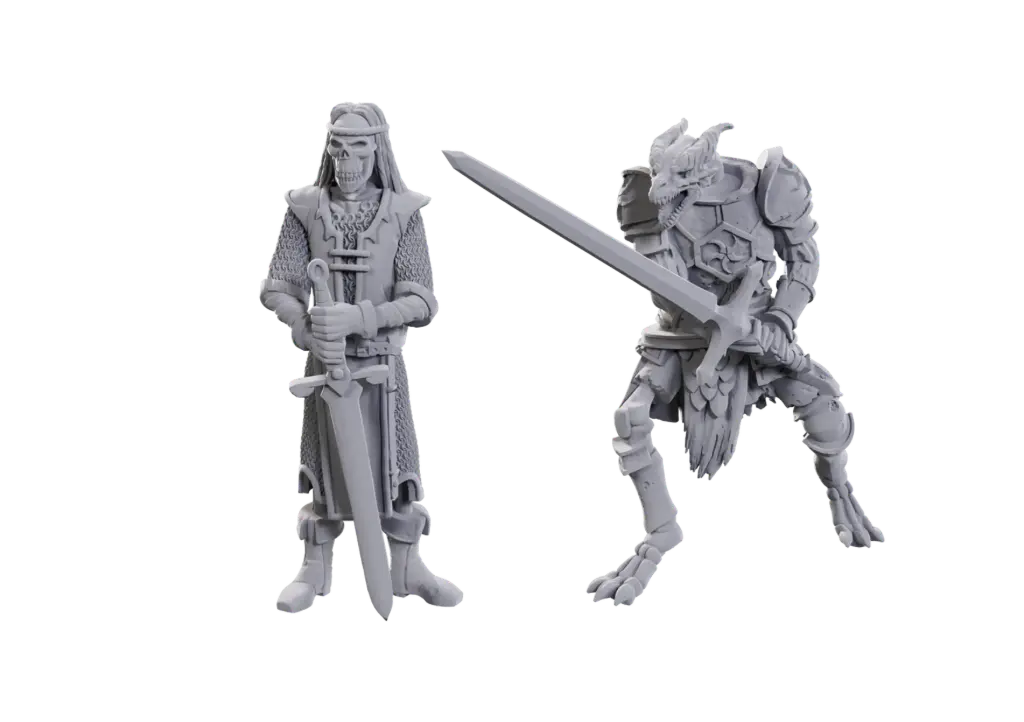 D&D Nolzur's Marvelous Unpainted Minis: Limited Edition 50th Anniversary - Skeleton Knights