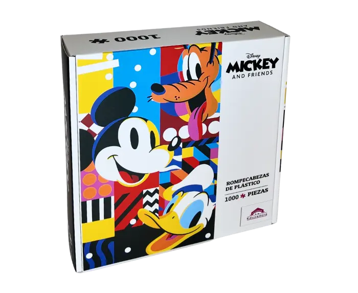 Rompecabezas Mickey, Donald y Pluto 1,000 pzas