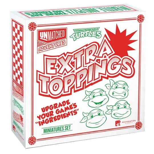 Unmatched Adventures: TMNT Extra Toppings Miniature Pack  (Preventa)