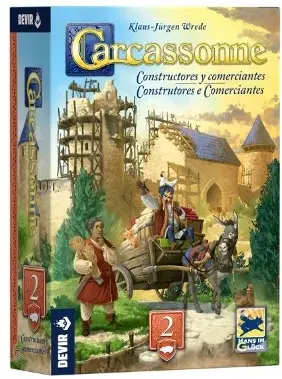 Carcassonne Expansión 2: Constructores y Comerciantes (Tercera Edición)