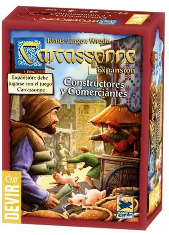 Carcassonne Expansión: Constructores y Comerciantes