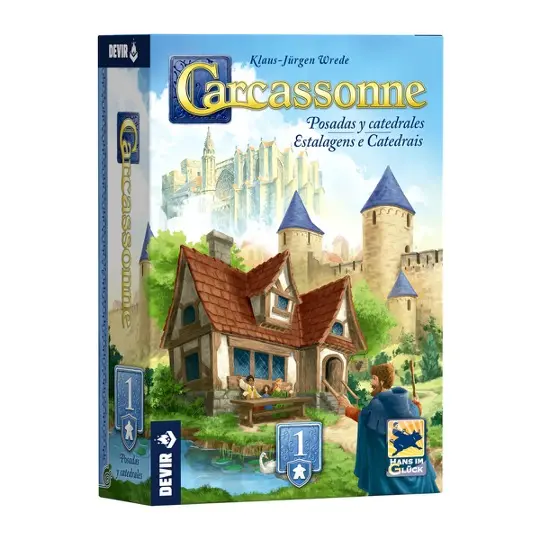 Carcassonne Expansión 1: Posadas y Catedrales (Tercera Edición)