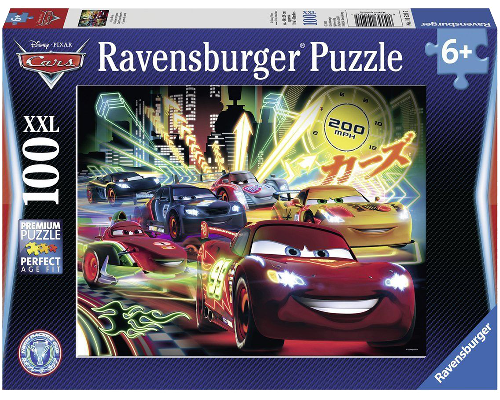 Cars Neon, Rompecabezas 100 Piezas