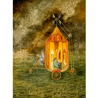 Roulotte / Remedios Varo Rompecabezas 1000 Piezas