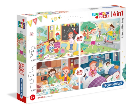 [21306] 4 en 1 A Beautiful Day, Rompecabezas Progresivos