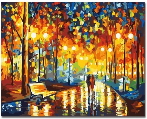[ART-6] Pinta por Número Tigre de Colores 40x50