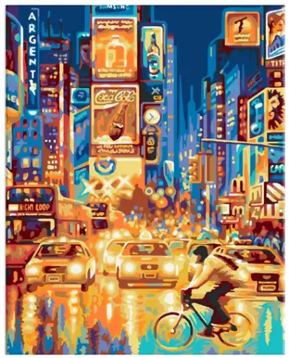 [BU-0105] Pinta por Número Metrópoli 40x50