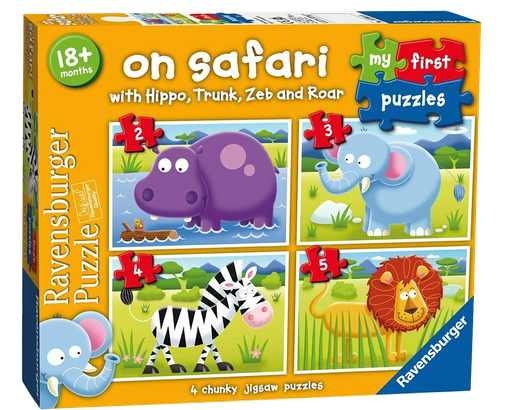 [7301] Safari, Rompecabezas Progresivos 2,3,4 y 5 Piezas