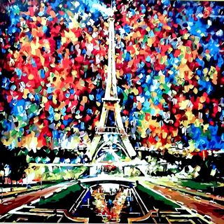 Pinta por Número Torre Eiffel 40x50