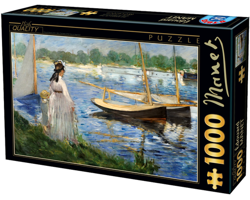 [73068MA 05] Al Borde del Sena, Manet