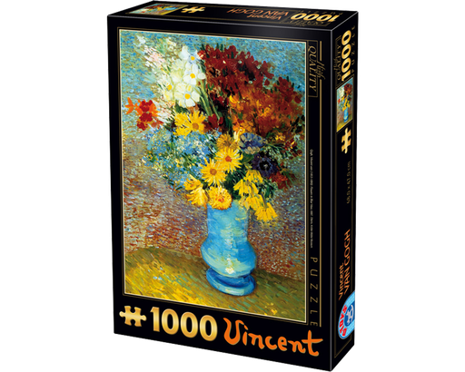 [66916V G02] Flores en el Florero Azul, Van Gogh