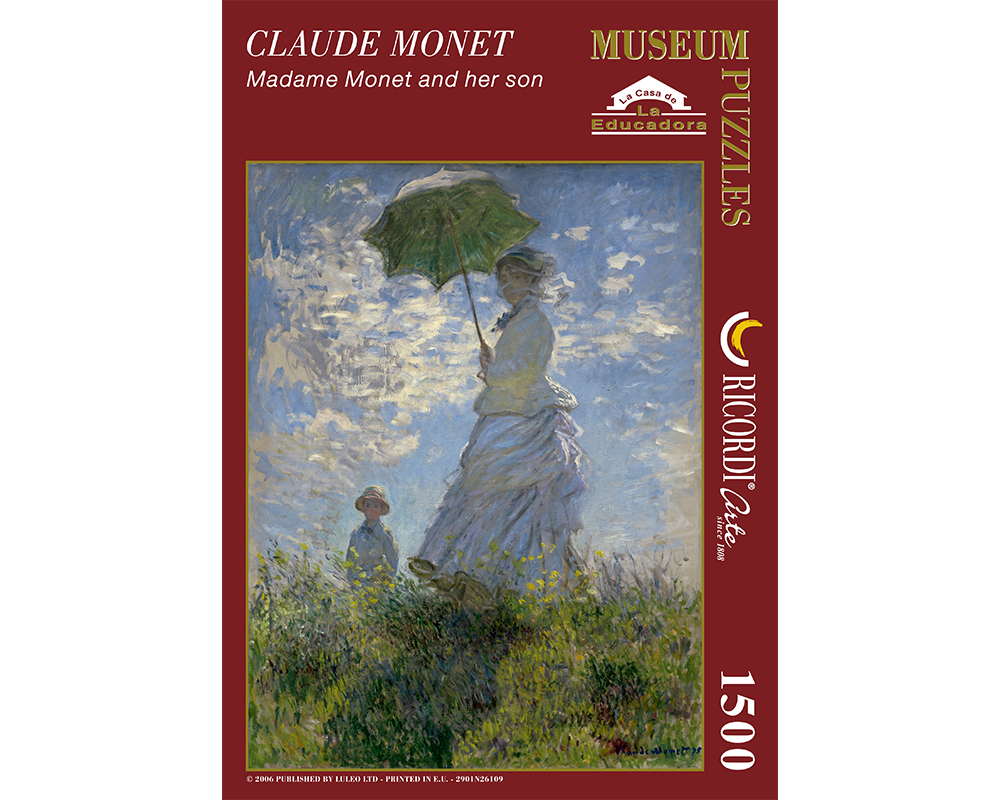 Mujer con Sombrilla, Claude Monet