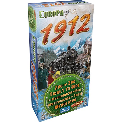 [BGTE19] Ticket To Ride Europe 1912 (Inglés)