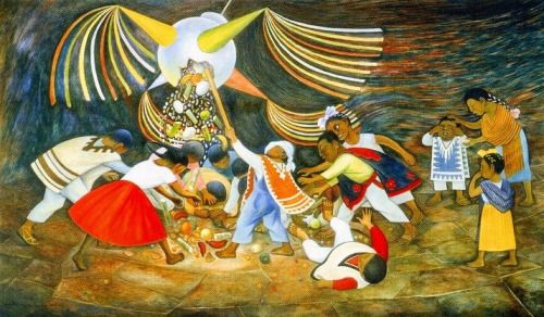 La Piñata, Diego Rivera