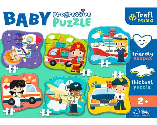 [7289] Trasportes y Profesiones, Rompecabezas Progresivos  