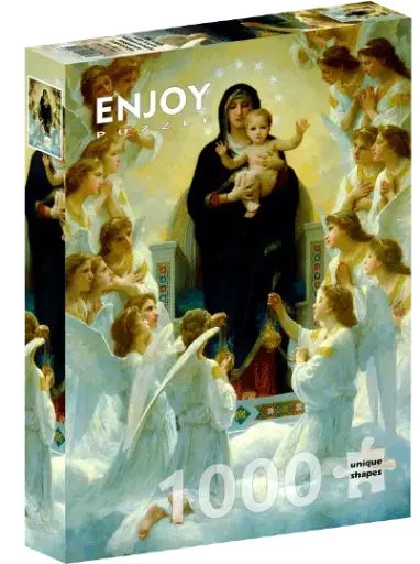 [1116 Enjoy] La Virgen con Ángeles - William Bouguereau 