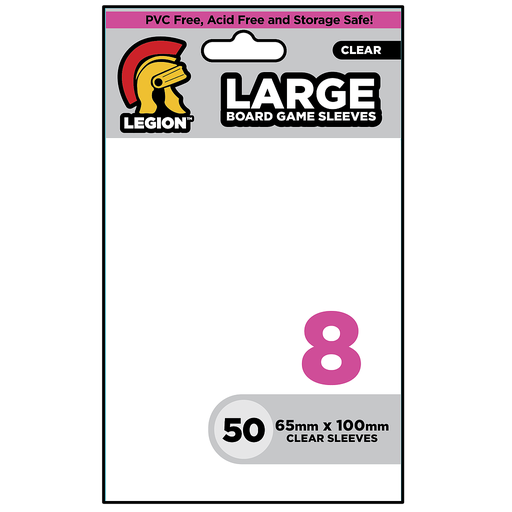 [BGSLG8] Large (65x100mm) 50ct Sleeves