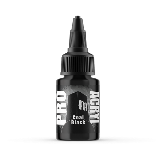 [Negro Carbón] 002-Pro Acryl Coal Black