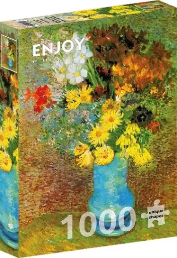 [1158 Enjoy] Florero con Margaritas y Anémonas-Van Gogh