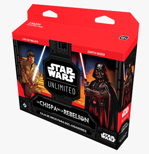 Star Wars Unlimited La Chispa de la Rebelión Caja de inicio 2 Jugadores (Español)