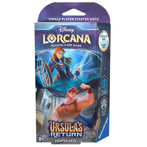 Disney Lorcana Starter Deck Sapphire/Steel Ursula's Return