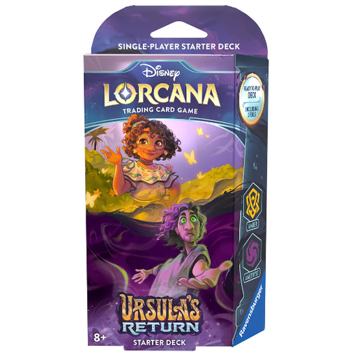 Disney Lorcana Starter Deck Amber/Amethyst Ursula's Return