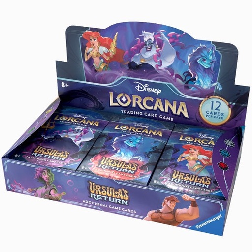 Disney Lorcana Booster Set Ursula's Return (Caja con 24 sobres)