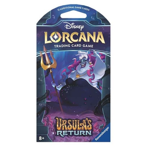 Disney Lorcana Ursula's Return Booster Sleeve (Sobre con 12 Cartas)