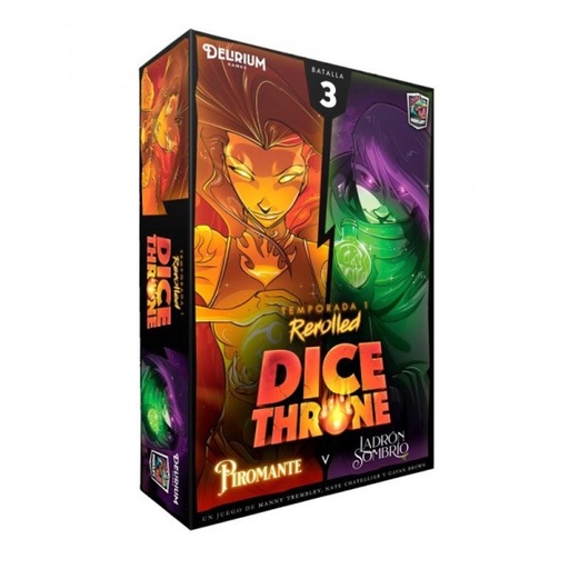 Dice Throne. Batalla 3: Piromante vs Ladrón Sombrío