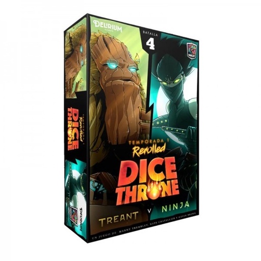 Dice Throne. Batalla 4: Ninja vs Treant