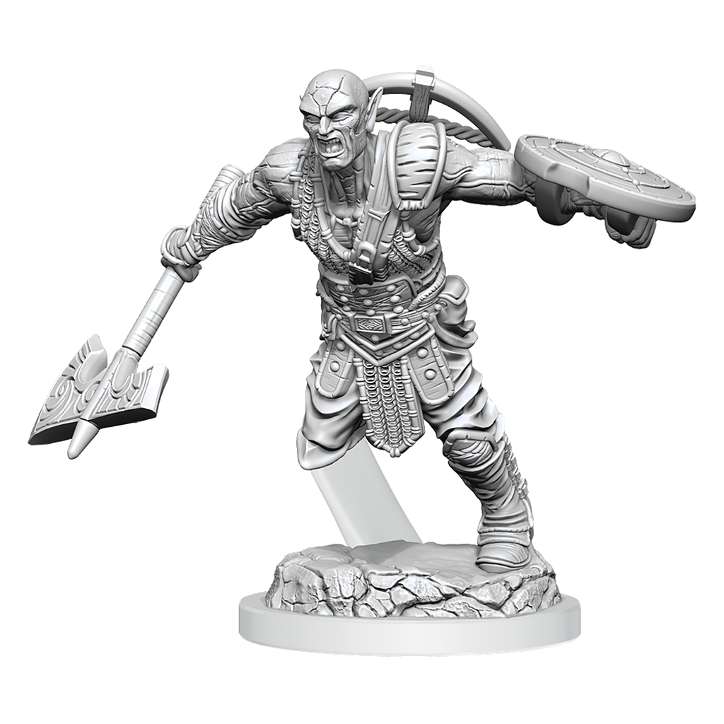 D&amp;D Nolzur's Marvelous Unpainted Minis: Earth Genasi Fighter