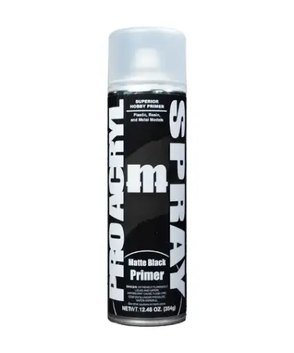 Pro Acryl Spray Primer Matte Black
