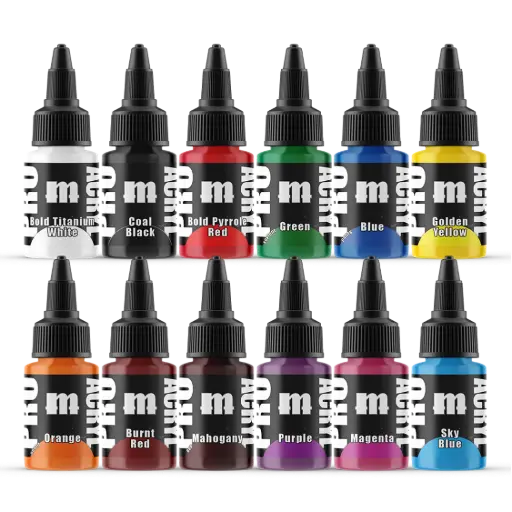 Pro Acryl Base Set (24 Colores)