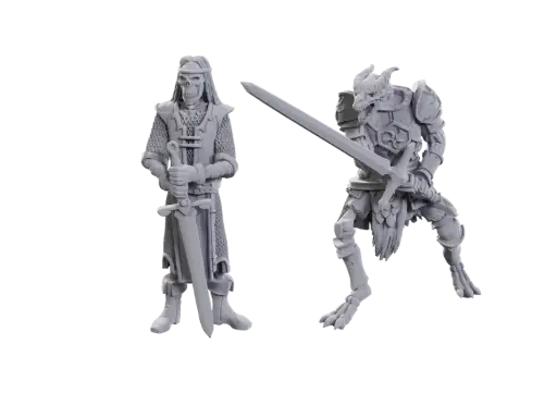 [90736] D&D Nolzur's Marvelous Unpainted Minis: Limited Edition 50th Anniversary - Skeleton Knights