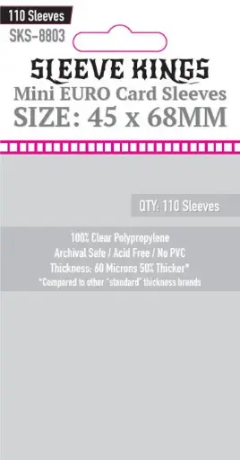 Sleeve Kings Mini Euro 45x68mm