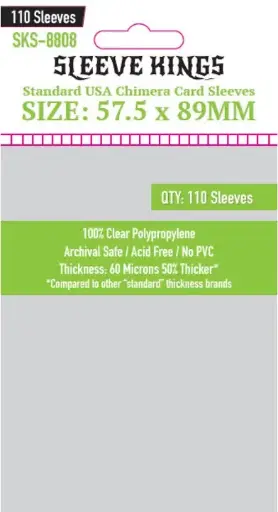 Sleeve Kings Standar Usa Chimera 57.5x89mm