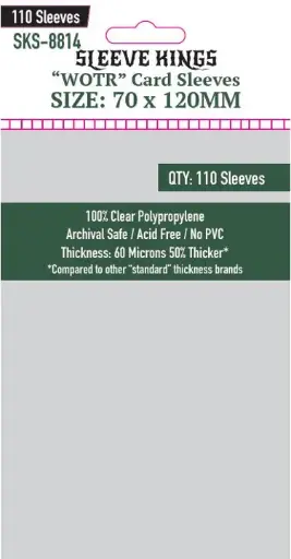 Sleeve Kings Wotr - Tarot 70x120mm
