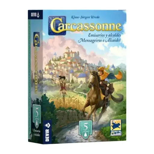 Carcassonne Expansión 5: Emisarios y Alcaldes (Tercera Edición)